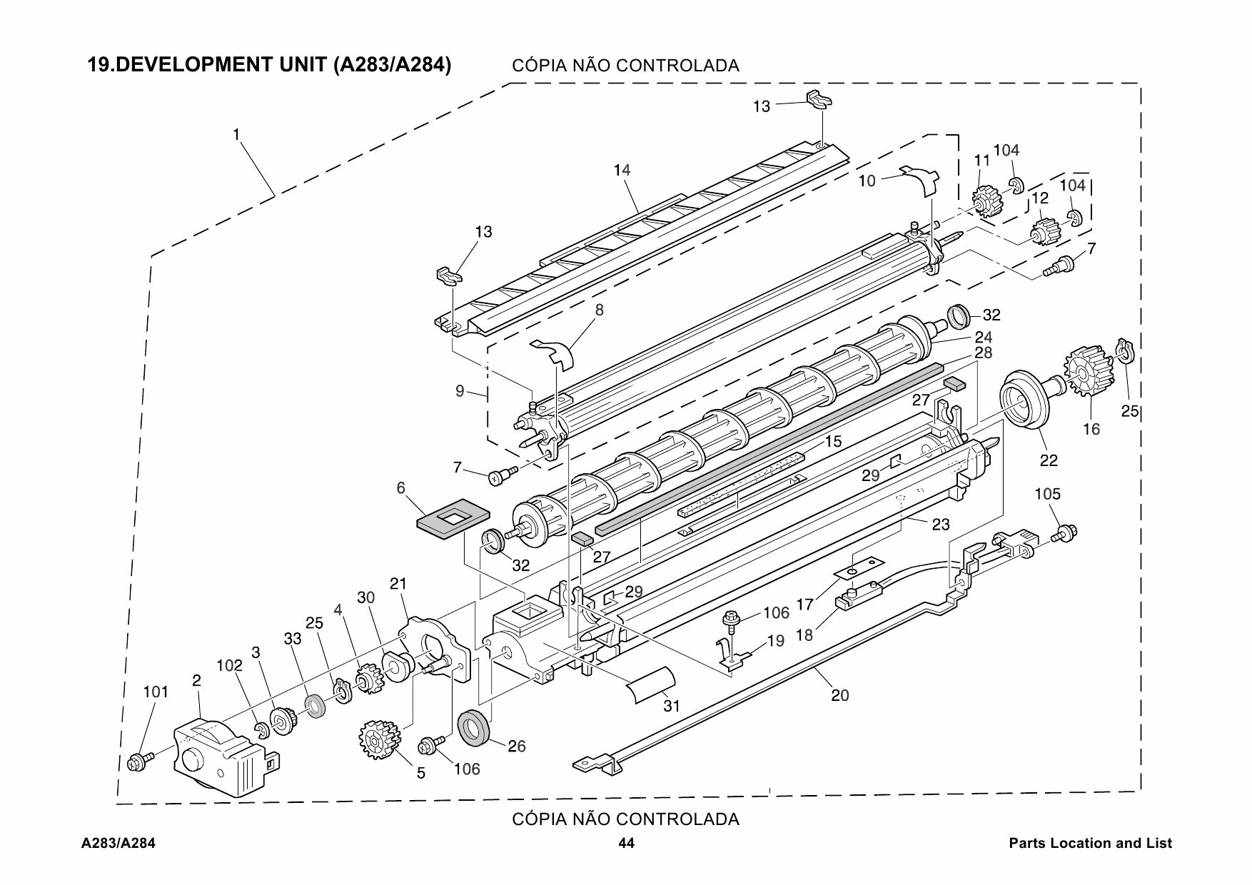 RICOH Aficio 350e 450e A283 A284 Parts Catalog-5